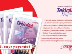 TEKİRDAĞ BÜLTENİ’NİN 3. SAYISI YAYINDA