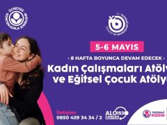 KADIN ÇALIŞMALARI ATÖLYESİ VE EĞİTSEL ÇOCUK ATÖLYESİ  5-6 MAYIS’TA BAŞLIYOR