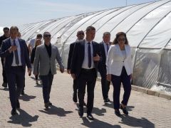 Başkan Yüceer ve Başkan Sarıkurt, Çorlu’nun Yeşil Alan Yatırımlarını İnceledi