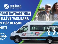 KURBAN BAYRAMI’NDA ENGELLİ VE YAŞLILARA ÜCRETSİZ ULAŞIM HİZMETİ