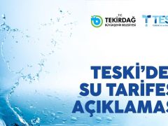 TESKİ’den Su Tarifesi Açıklaması