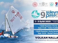 9.Uluslararası Süleymanpaşa Cup Yelken Yarışları Başlıyor