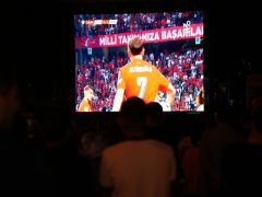 Çorlu’da Millî Heyecanlar Dev Ekranda Yaşandı