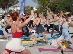 Yenice Sahili’nde Yoga Etkinliği